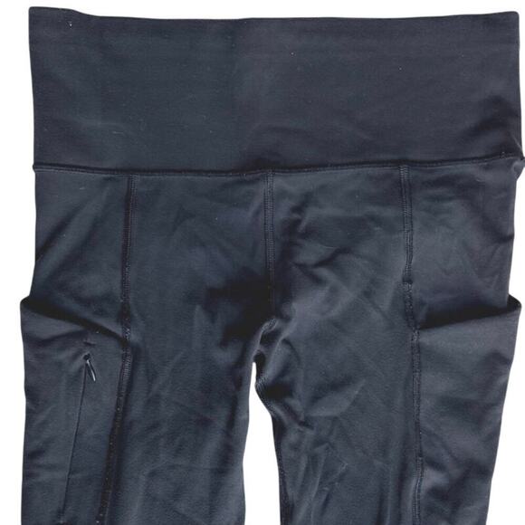 Athleta All In Capri Black Running Workout Pocket Scupltek Womens Size Small - Picture 6 of 11